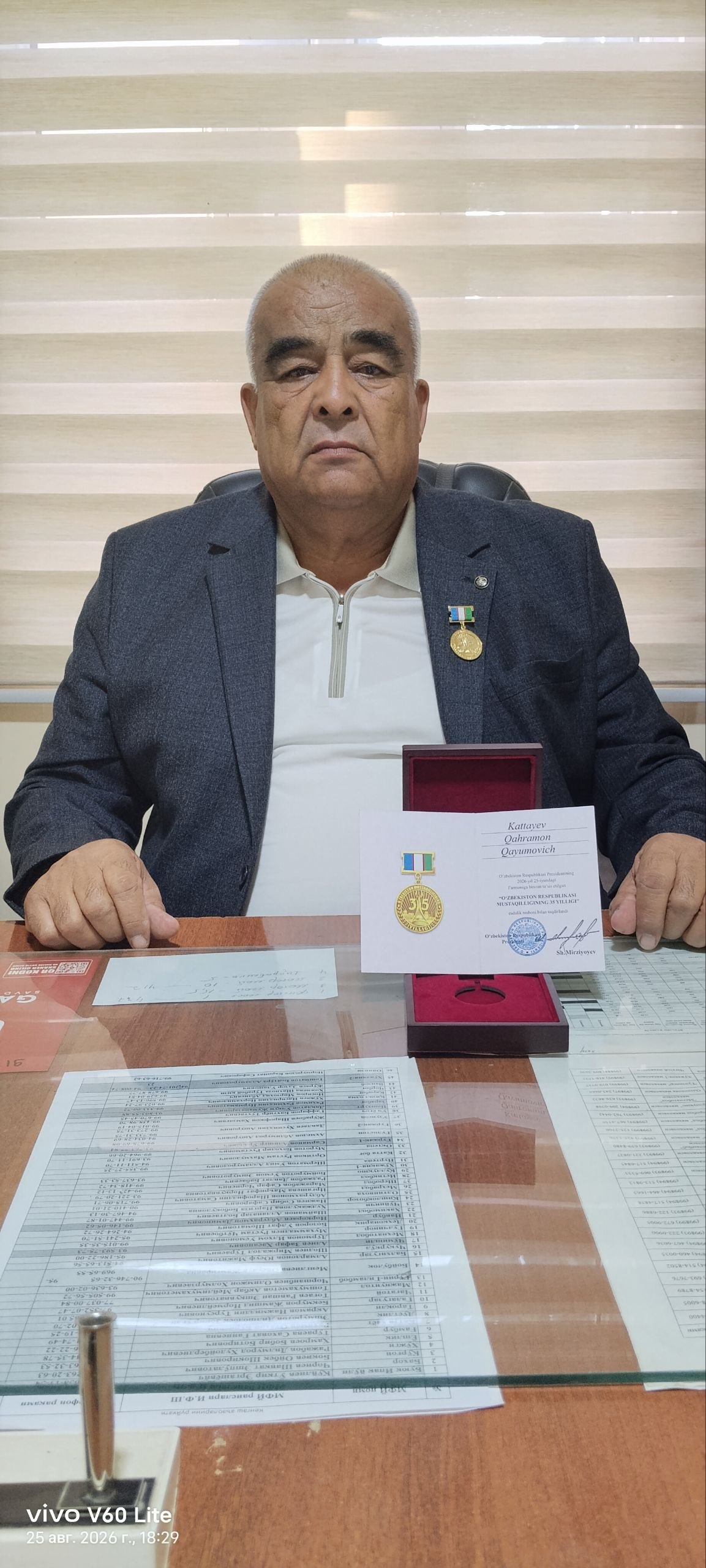 FIDOKORONA MEHNAT — MUNOSIB E’TIROF — 7